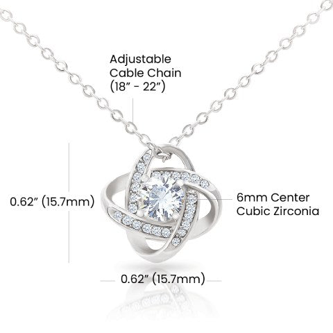 "To My Daughter" I Love You Necklace